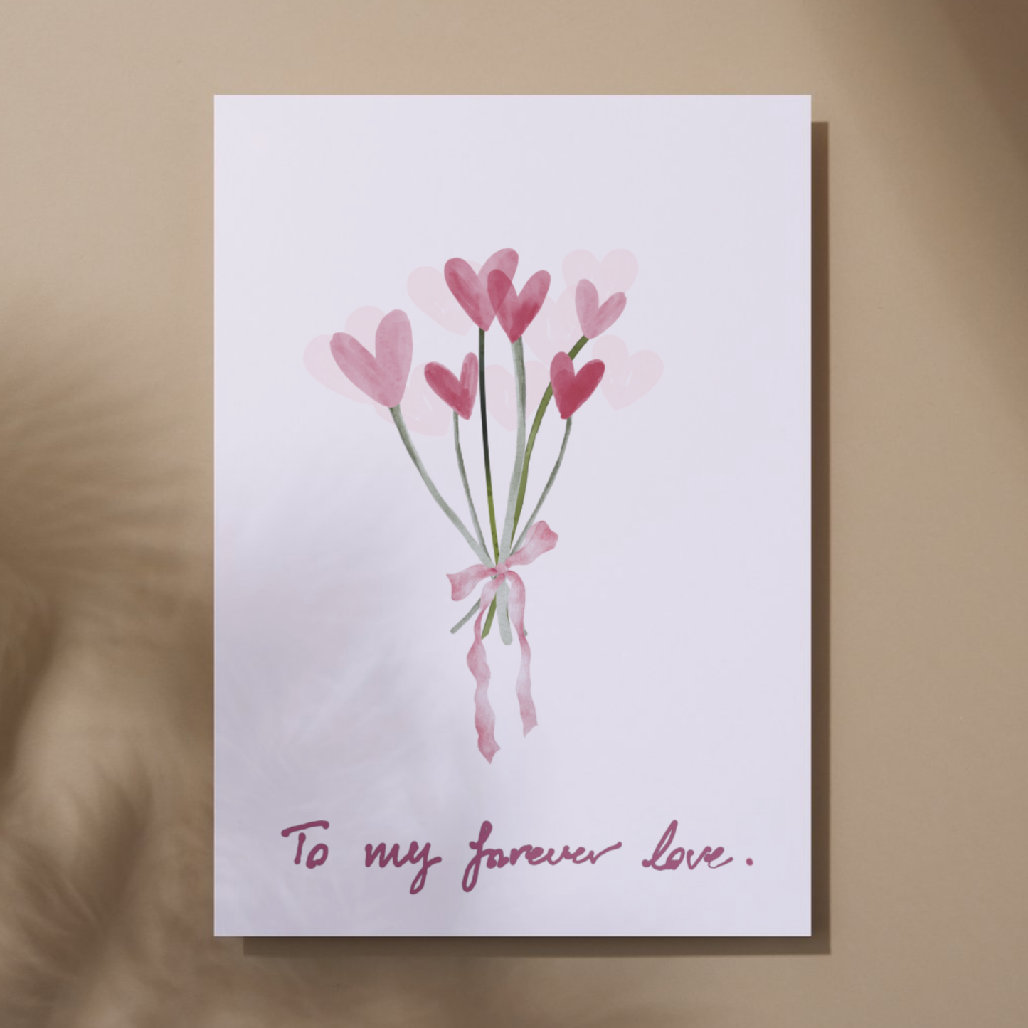 'Forever Love' Notecard